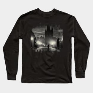 Prague - Paper Tape Long Sleeve T-Shirt